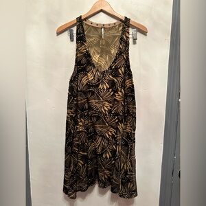 Free People Ellie Velvet Burnout Dress